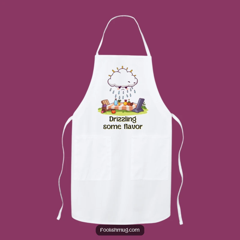 Funny Grumpy Cloud Apron: Cook with a Side of Sarcasm