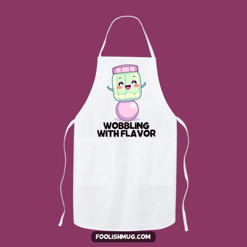 Funny Wobbly Jelly Jar Apron: Cook with Confidence (and a Wobble!)