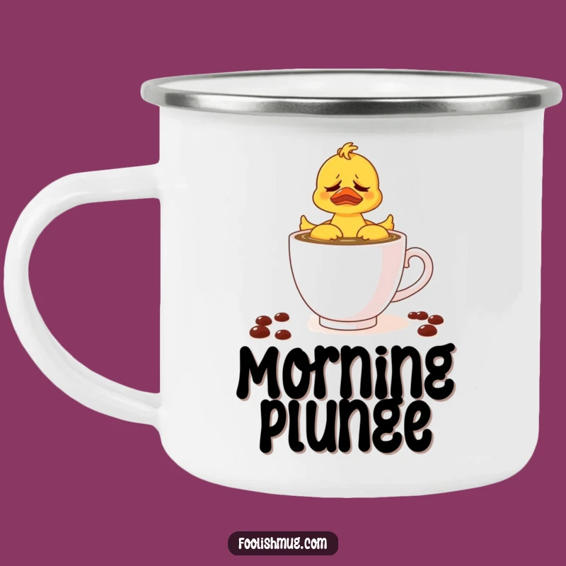 Funny Rubber Ducky Coffee Teacup Camping Mug: Your Morning Brew Buddy