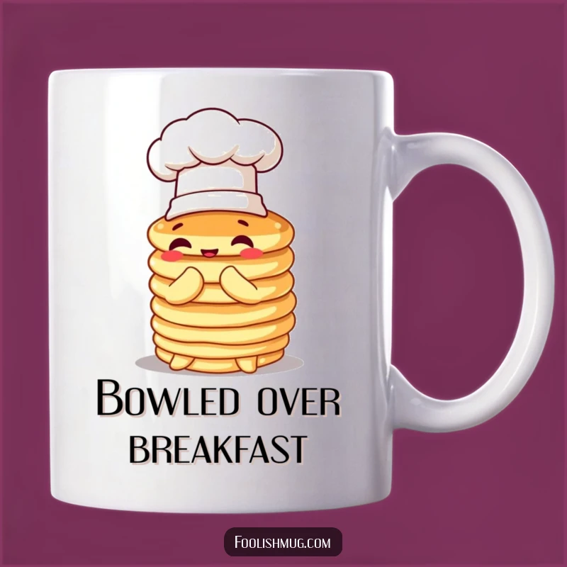 Funny Pancake Bow Mug: Hilarious Breakfast Gift
