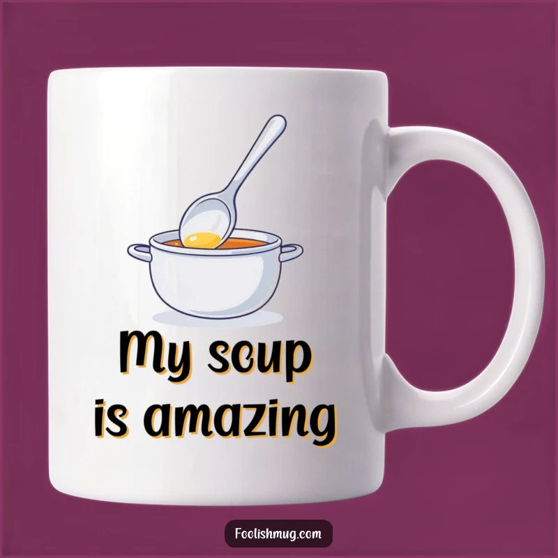 Funny Spoon Stirring Invisible Soup Mug: A Hilarious Gift for Kitchen Chaos Lovers