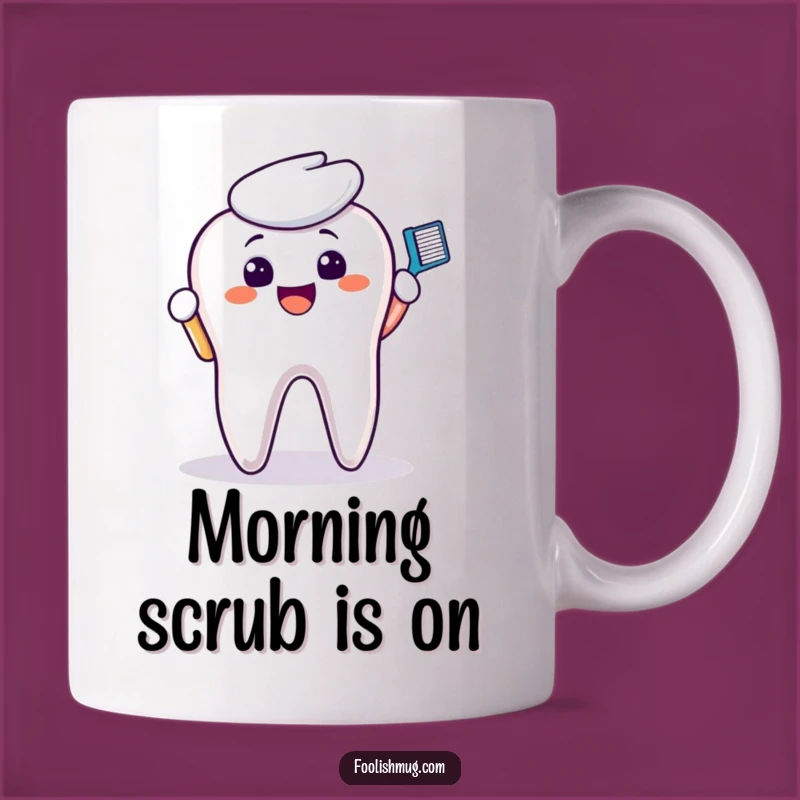 Funny Toothbrush Mug: Dental Hygiene Hero, Molar Mission, Perfect Dentist Gift