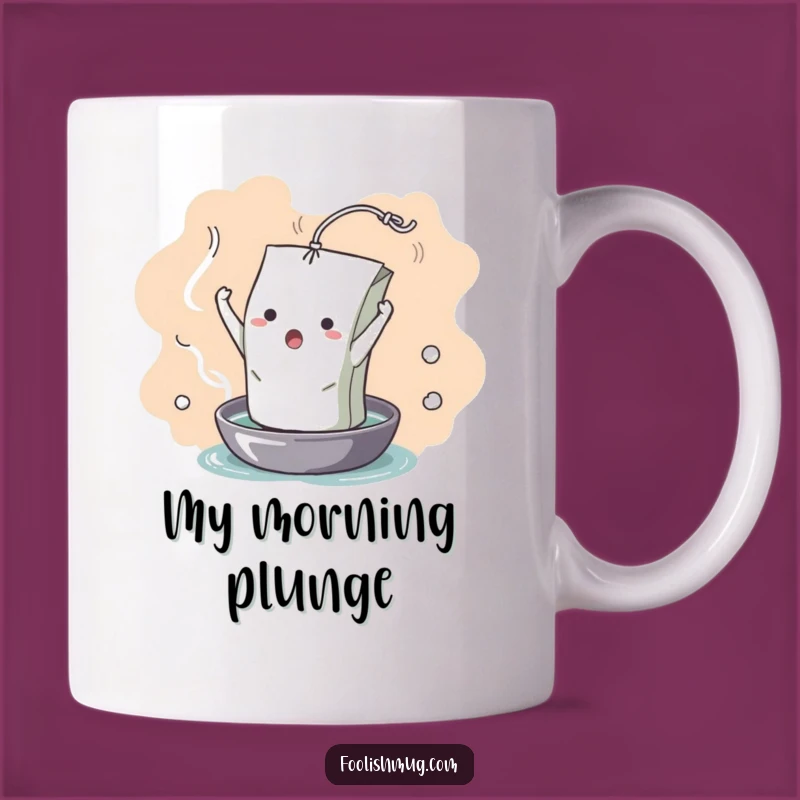 Funny Dramatic Teabag Mug: A Hilarious Unfurling Brew - Perfect Gift!