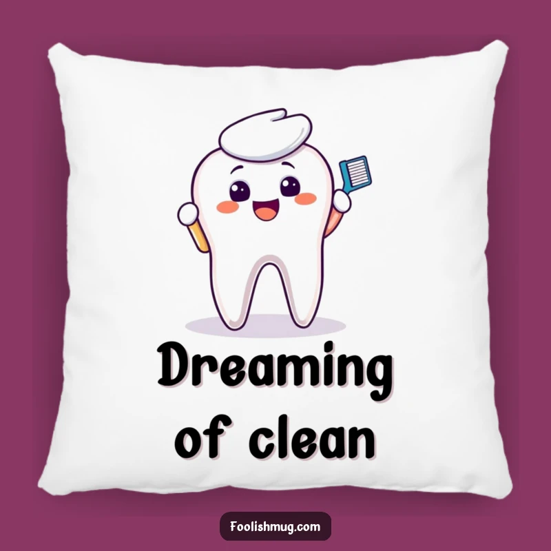 Funny Toothbrush Pillow: Cozy Cleanliness, Dental Comfort, Perfect Accent Gift