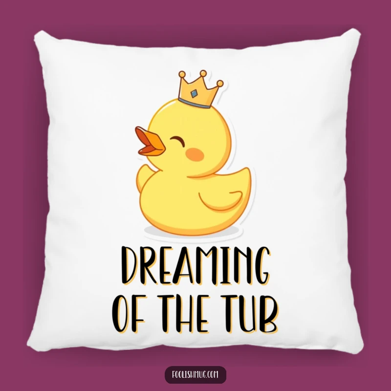 Funny Singing Duck Pillow, Soft and Royal Decor for a Cozy Retreat