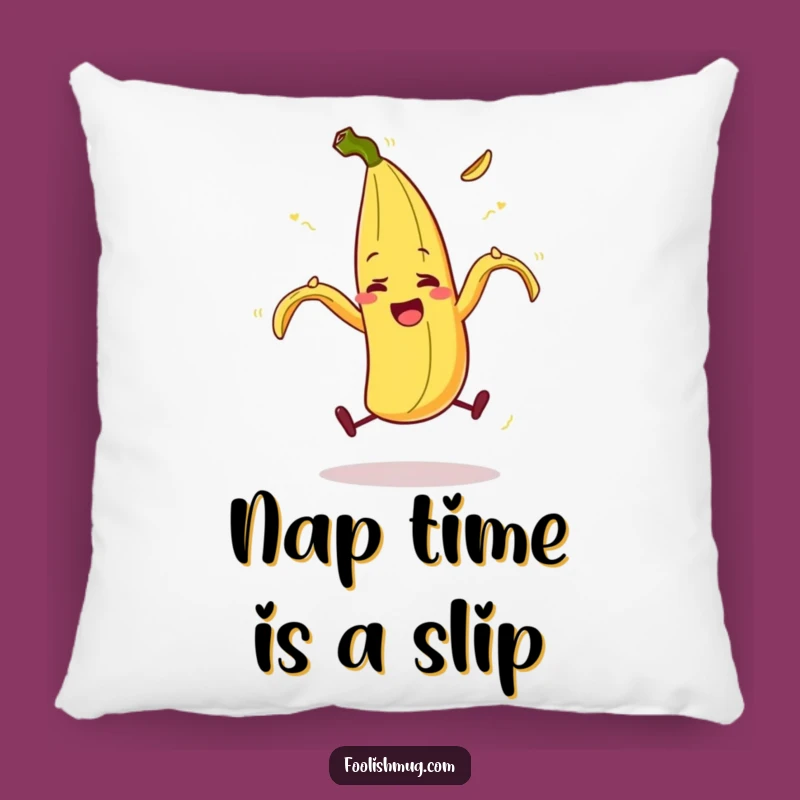Funny Slipping Peel Pillow: Comfy Comedy Decor, a Perfect Funny Gift