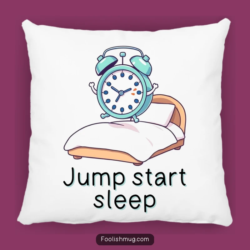Funny Startled Alarm Clock Pillow: Hilarious Comfort for Sleepyheads