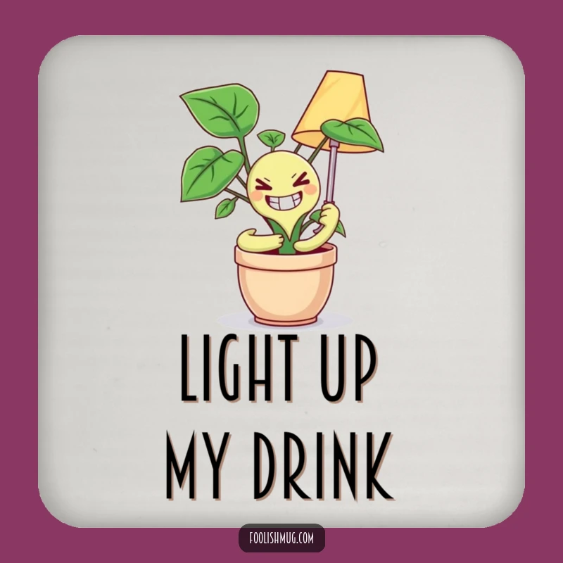 Funny Maniacal Plant Coaster: Protect Surfaces with This Hilarious & Quirky Decor!