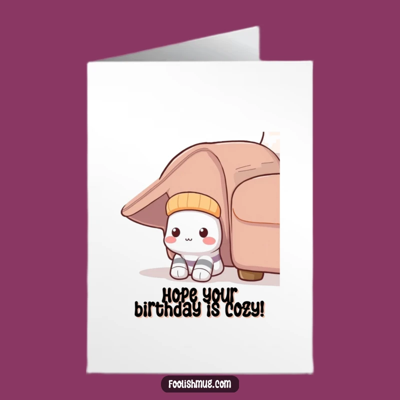 Free Printable Shy Sock Birthday Card: Hidden Humor Downloadable DIY Gift
