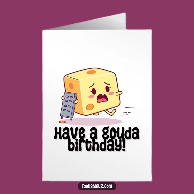 Free Printable Cheese Birthday Card: Grater Escape, Downloadable Gift