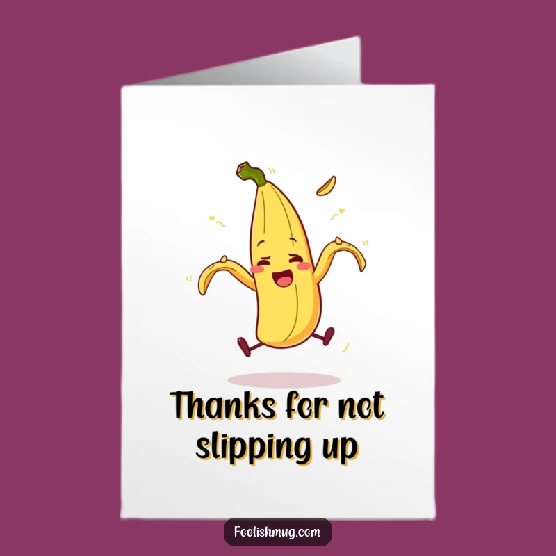 Thanks a Bunch Banana Card: Free Printable Funny Downloadable Gift for Slippery Favors