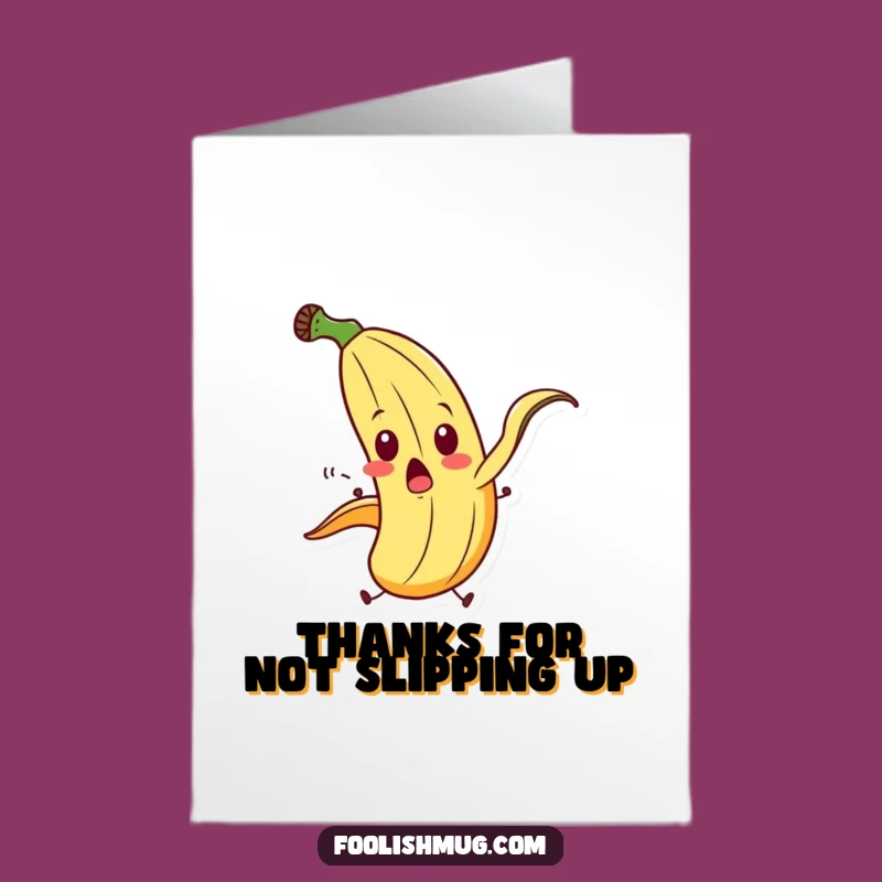 Free Printable Banana Thank You Card: Funny Slip Gag, Print Now