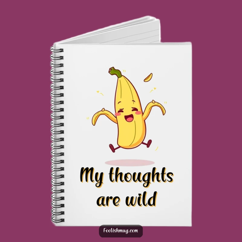 Funny Banana Peel Juggling Notebook: Comedic Journal for Your Thoughts, a Great Funny Gift