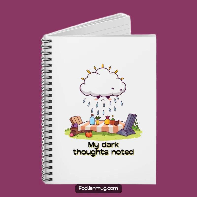 Funny Grumpy Cloud Notebook: Journal Your Discontent with Humor
