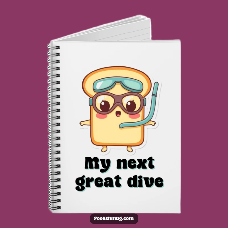 Funny Surprised Bread Goggles Notebook: Jot Down Your Hilarious Ideas