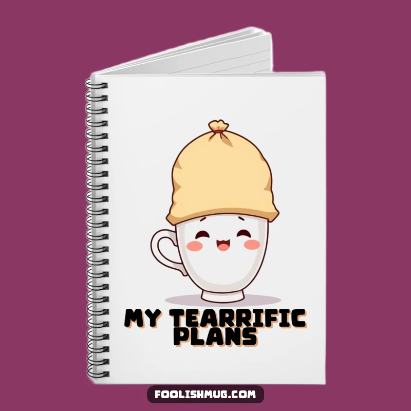 Funny Teacup Hat Notebook: Whimsical Tea Time for Notes & Funny Gifts!