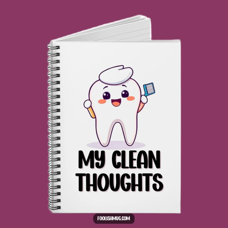 Funny Toothbrush Notebook: Jot Down Dental Notes, Clean Ideas, Perfect Gift