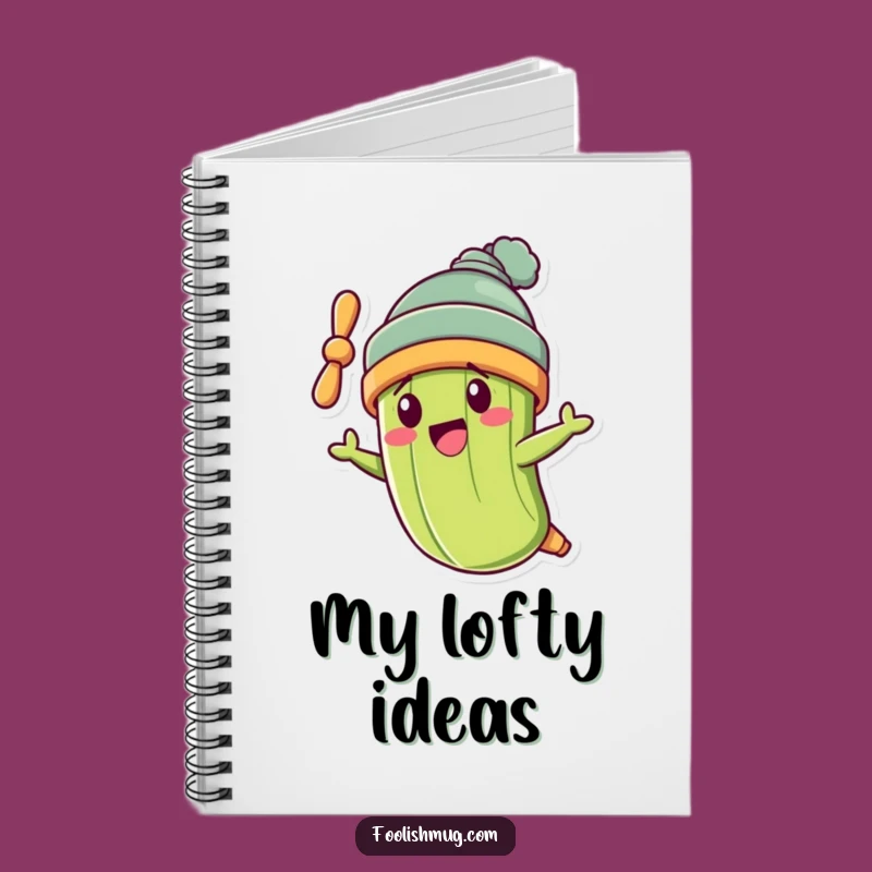 Funny Pickle Propeller Beanie Notebook: Jot Down Your Witty Thoughts