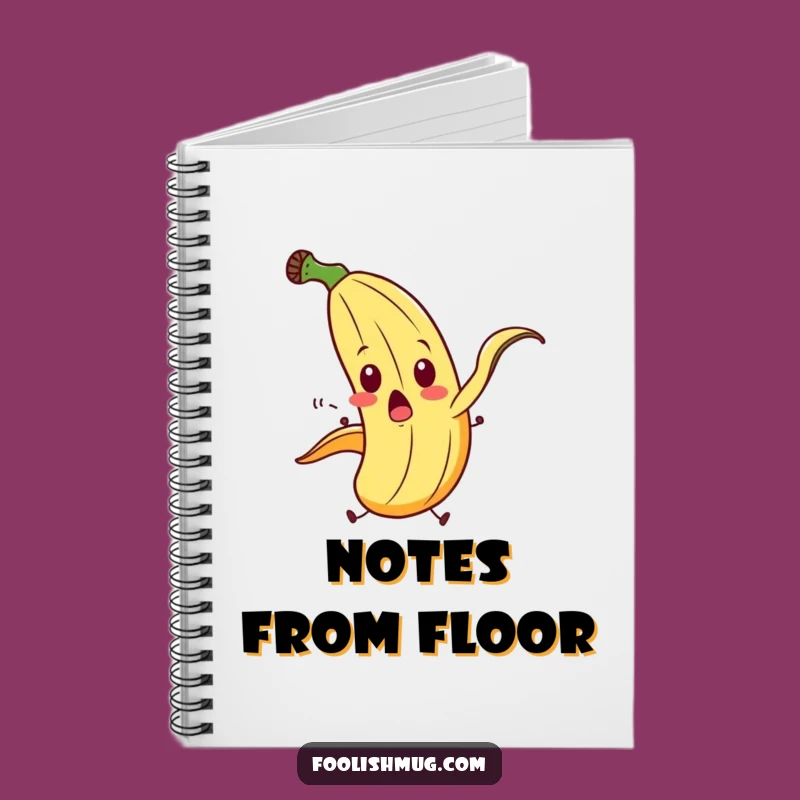 Funny Banana Slip Notebook: Exaggerated Cartoon Character Journal & Humorous Gift!