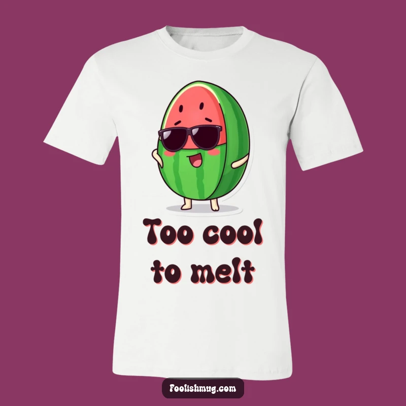Funny Watermelon Sunglasses T-Shirt - Proud Summer Cool Tee Gift