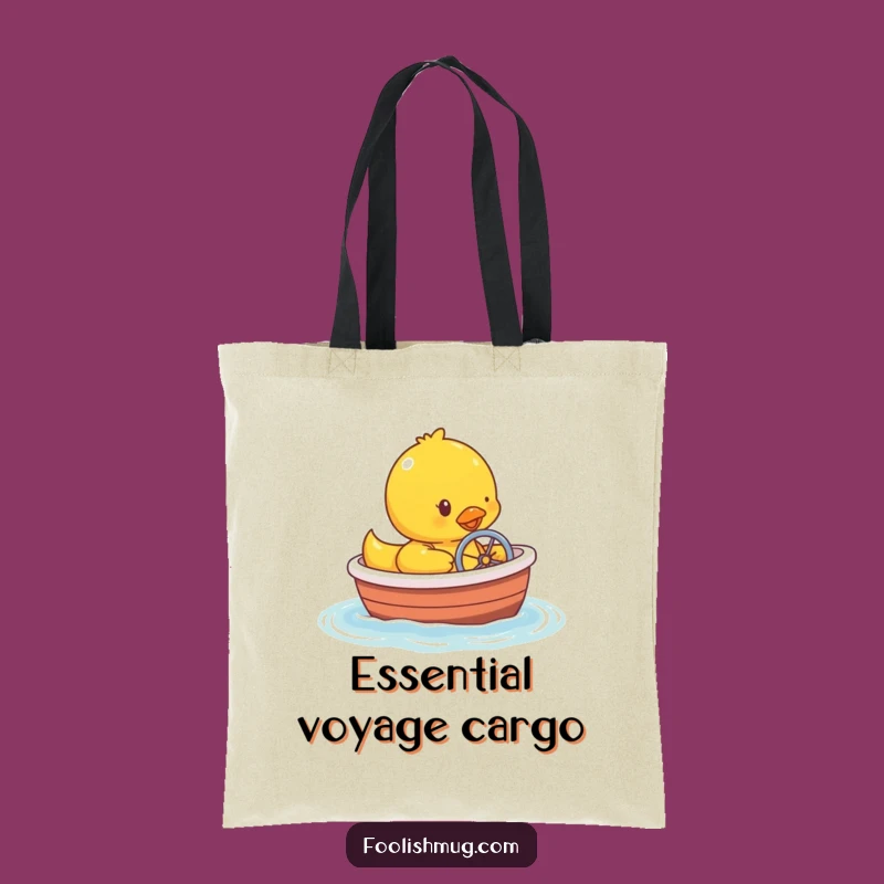 Funny Rubber Ducky Bathtub Boat Tote Bag - Stylish & Hilarious Accessory!